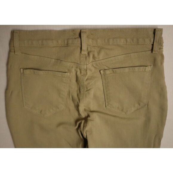 L'agence Women's Sz 29 Limestone Sada High-Rise Crop Slim Straight Jeans $255 - Picture 4 of 9